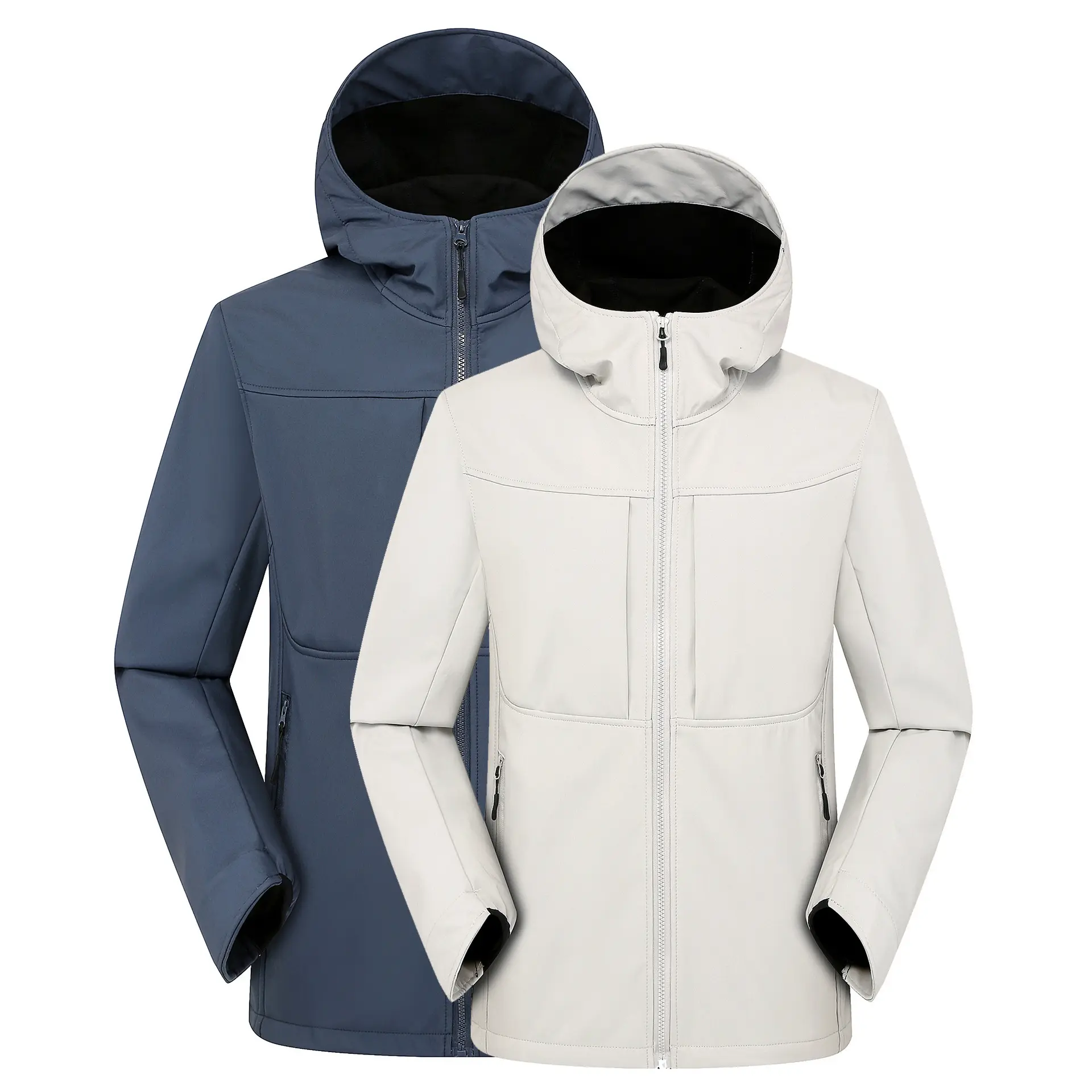 Wholesale Mens Windproof Waterproof Breathable Plain Softshell Jacket Soft Shell Jacket Softshell Coat