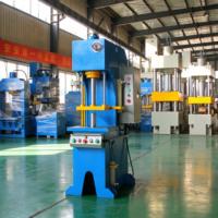Presse hydraulique monocolonne à cadre en C 20T avec engrenage et moteur pour pressage de roulements, estampage, pliage et redressage de métaux