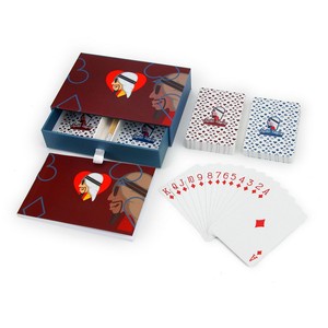 Juego <span class=keywords><strong>de</strong></span> cartas familiar con logotipo personalizado, naipes publicitarios <span class=keywords><strong>de</strong></span> <span class=keywords><strong>Qatar</strong></span>, Kuwait, PVC, impermeable, naipes árabes con <span class=keywords><strong>caja</strong></span> <span class=keywords><strong>de</strong></span> pliegues - Product Image 3