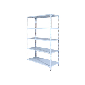 Étagère métallique robuste à 5 niveaux pour garage, usage industriel léger, revêtement en poudre - Product Image 2