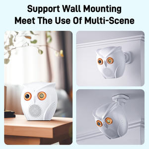 Rscamtom 3MP Indoor AI Inteligente Coruja Câmera Música Reprodução Humanoide Detecção Alarme Wifi Câmera - Product Image 5