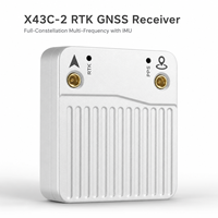 Récepteur GNSS RTK X43C-2 Multi-fréquence GPS GLONASS Galileo BDS IMU IP54 -30~65 pour UAV, Robot, Véhicule de Topographie