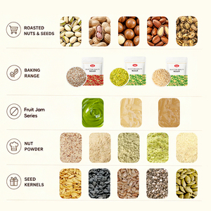 Mélange de noix et de fruits secs avec amandes, noix de cajou, noix, graines de courge, fruits rouges séchés, sucrés, faibles en gras, sans gluten, sans sucre - Product Image 3