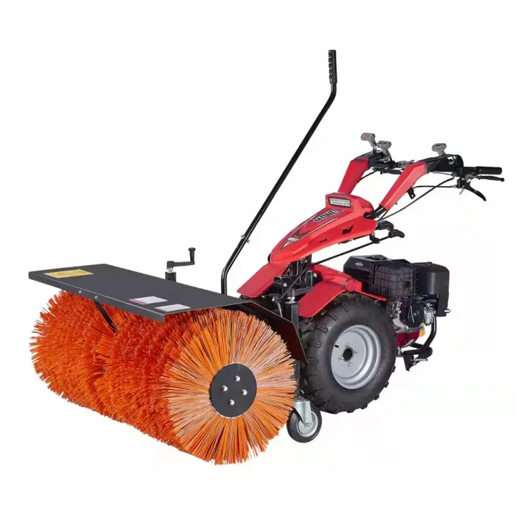 Đa chức năng nhỏ tuyết thrower tay đi bộ-đằng sau thủy lực snowplow máy sạch Đường máy