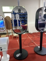 Photomaton portable 2026 avec écran tactile de 21,5 pouces et logiciel IA, avec flight case pour location d'événements et de mariages