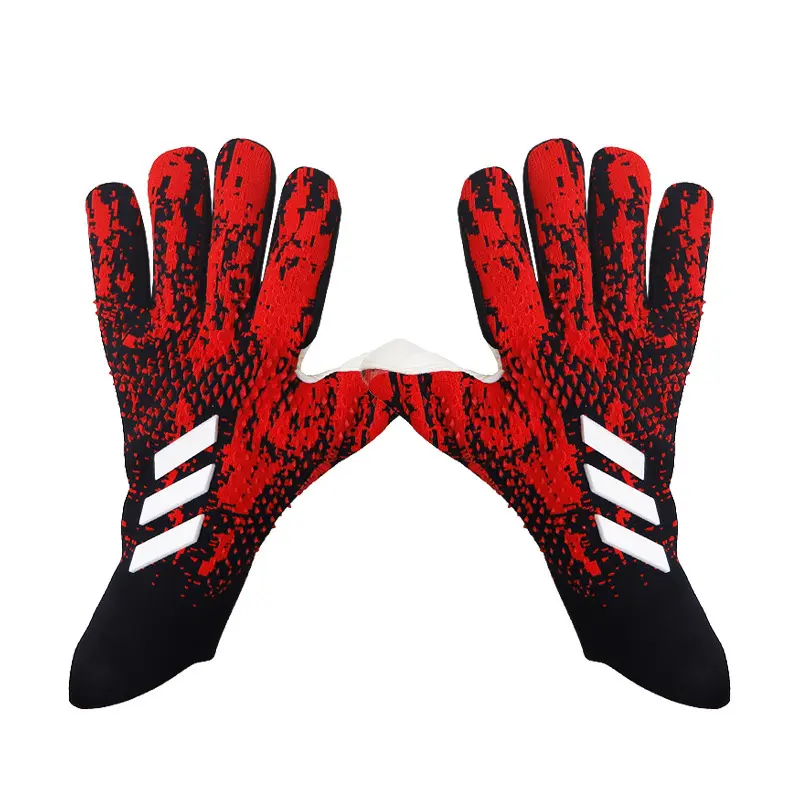 Adult Men Football Professional Goalkeeper Gloves High Quality Sporting Goods Door Gloves with Latex Finger Guards New Design