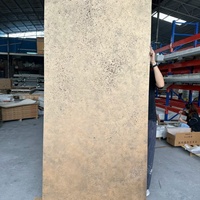 Paneles de Pared para Uso Comercial con Paneles Dorados, Paneles Artísticos Dorados Impermeables y Resistentes al Fuego para Uso en Ingeniería
