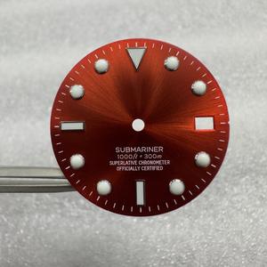 En Promotion Cadran de Montre Bleu Style NH35-36 | Face Lumineuse Personnalisée avec Texte 1000ft=300m | Fabricant OEM de Cadrans de Plongée - Product Image 5