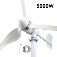 1kw 5kw éolienne 24V 48V 96V Charge MPPT contrôleur intelligent moulin à vent Yacht ferme petit générateur éolien usage domestique énergie gratuite