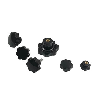 Star-Shaped Bakelite Handle Copper Core Internal <b>Thread</b> Mechanical Part Plum Blossom Knob Handwheel For Machine <b>Tools</b> - Product Image 3