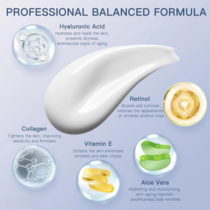 Crema Lifting Viso OEM con Retinolo, Collagene e Acido Ialuronico - Rassoda e Leviga Collo e Décolleté - Product Image 2