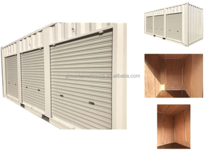 Conteneur de rangement empilable préfabriqué avec portes latérales et plusieurs compartiments pour effets personnels - Product Image 3