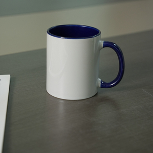 Mug à café en céramique de 11 oz avec bord intérieur coloré, mug à sublimation pour impression - Product Image 6