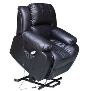 Poltrona Reclinabile Girevole con Sollevamento e <span class=keywords><strong>Dondolo</strong></span> in Pelle, Singola, Manuale o Elettrica, per Anziani, Colore Personalizzato, Moderna, per Soggiorno, Casa, Ufficio o Hotel - Product Image 4