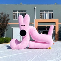 Ballon publicitaire gonflable géant hermétique personnalisé en forme de personnage de dessin animé, mascotte gonflable imperméable, jouet en peluche gonflable