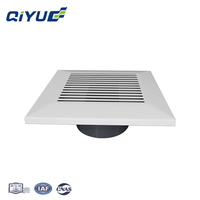 Qiyue Haute Qualité Ventilaion Nouvelle Fabrication En Gros ABS 150mm Évent Carré pour Système De Conduit D'air