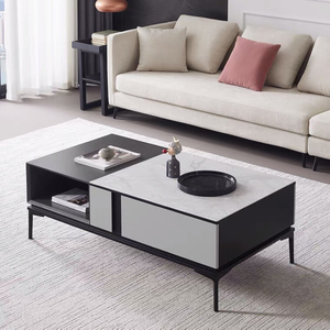 Bán buôn sang trọng hiện đại tủ gỗ cho phòng khách Bàn cà phê TV tường đơn vị đồ nội thất cho gia đình hoặc căn hộ - Product Image 6