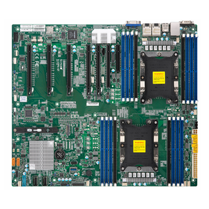 มาเธอร์บอร์ดเซิร์ฟเวอร์ MBD-X11DPG-QT มีกรรมสิทธิ์ซึ่งมี C621 LGA-3647ซ็อกเก็ตคู่ (Socket P) DDR4รองรับการจัดส่งที่รวดเร็วแบบใหม่ดี - Product Image 1