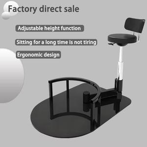 Nuevo Modelo de Taburete de Trabajo Grande de Metal para Barbería, Silla Giratoria Integrada para Peluquería, Venta Directa de Fábrica Especial para Salón - Product Image 6