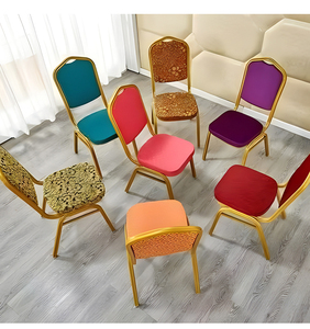 Chaises de banquet et de mariage modernes en métal Madeluxury, vente en gros directe d'usine chinoise, pour hôtels, extérieur, maison, bureau, salon - Product Image 5