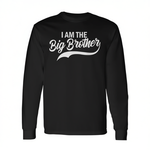 Camiseta de manga larga I Am The Big Brother, camiseta de regalo para anuncio familiar - Product Image 2