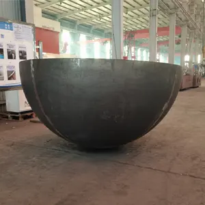 Sfera cava con testa emisferica in acciaio al carbonio di diametro 800mm