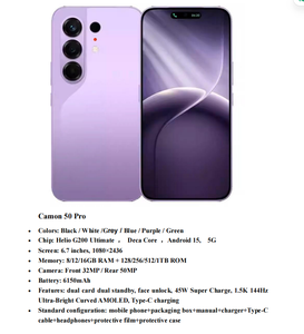 Camon 50 Pro : téléphone gaming anti-poussière, écran multifonctionnel, nouveau téléphone, photos claires prises de jour comme de nuit. - Product Image 1