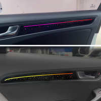 Autowellus 12V 10W 1 éclairage d'ambiance LED intérieur ciel étoilé Audi A4 B8/Q5/A5 2009 Panneaux de remplacement en fibre de carbone