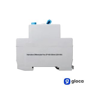 Interrupteur différentiel Gloca JXL1 2P 40A 300mA 250V Montage sur rail DIN Protection électrique - Product Image 5
