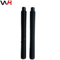 Vis sans tête à clé allen M8 * 50 DIN915 vis de réglage à six pans creux en acier allié oxyde noir avec pointe de chien
