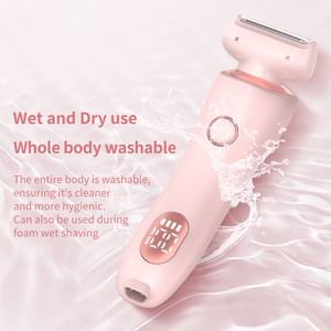 Rasoir électrique rechargeable de haute qualité pour femmes, rasoir facial pour femmes, tondeuse à sourcils, épilateur - Product Image 3