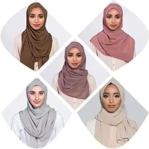 Хиджаб, оптовая продажа, новейший дизайн, модные однотонные мусульманские женщины, фирменный дизайн, оптовая продажа, лидер продаж 2020