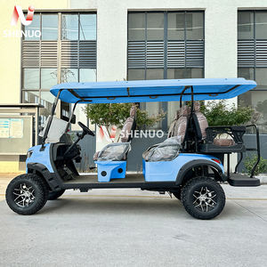 Neuer 6-Sitzer elektrischer Golf wagen 72V 5KW Stahl motor Blei-Säure-Batterie 90km Reichweite Club Car EEC Follow Me Modifikationen Handbuch - Product Image 2