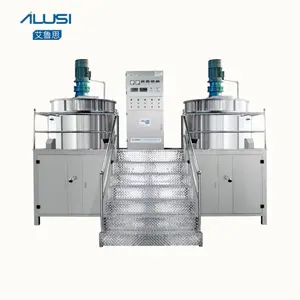 1500L Fully automatic high shear cosmetic mixer vacuum liquid cream detergent homogenizer mixng machine Factory direct sales