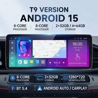 Reproductor de DVD Portátil para Auto con Pantalla Táctil de 12.3 Pulgadas, GPS, Android Auto, 4+64G, Radio para Auto, WiFi, Carplay Inalámbrico para Hyundai LX25 2010-2015