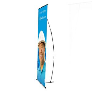 Custom Logo Printed L Banner Stand <b>Roll</b> up Display for Advertising Promotional <b>Tool</b> - Product Image 1