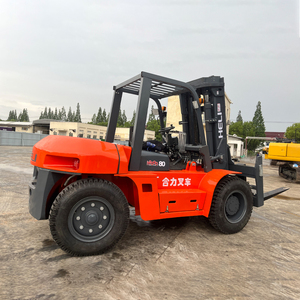 Montacargas Diésel Heli CPCD80 Usado, Capacidad de 8 Toneladas, Mástil de Tres Etapas, Operación Sentado, Neumáticos Neumáticos, 4WD, Desplazador Lateral Hidráulico - Product Image 4