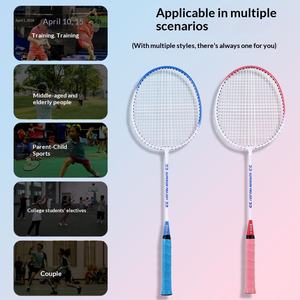 Raqueta de Bádminton Original <span class=keywords><strong>Boca</strong></span>, Competición, Amateur, Juvenil, Ferroaleación, Dureza Moderada, Resistente, Juego Especial, Juego de Dos Raquetas - Product Image 4