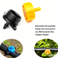Arroseurs de jardin en plastique de haute qualité, débit de 2L/4L/8L/heure, micro-goutteurs à compensation de pression, durée de vie de 2 à 3 ans