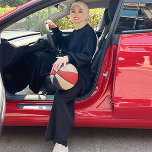 Completo a Due Pezzi in Maglia Stile Arabo Musulmano, Moda Dubai Turca, Abiti Kaftan per Donne, Abbigliamento Islamico - Product Image 3