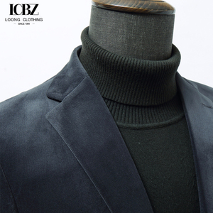 Costume d'affaires haut de gamme pour <span class=keywords><strong>homme</strong></span> avec boutons en corne, veste décontractée en <span class=keywords><strong>velours</strong></span> à fines rayures, <span class=keywords><strong>blazer</strong></span> en <span class=keywords><strong>velours</strong></span> côtelé simple - Product Image 5