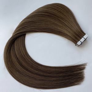Extensions de cheveux humains lisses à bandes adhésives 100 % Remy naturelles européennes doublement tirées <span class=keywords><strong>pour</strong></span> salon, collection 2026 - Product Image 4