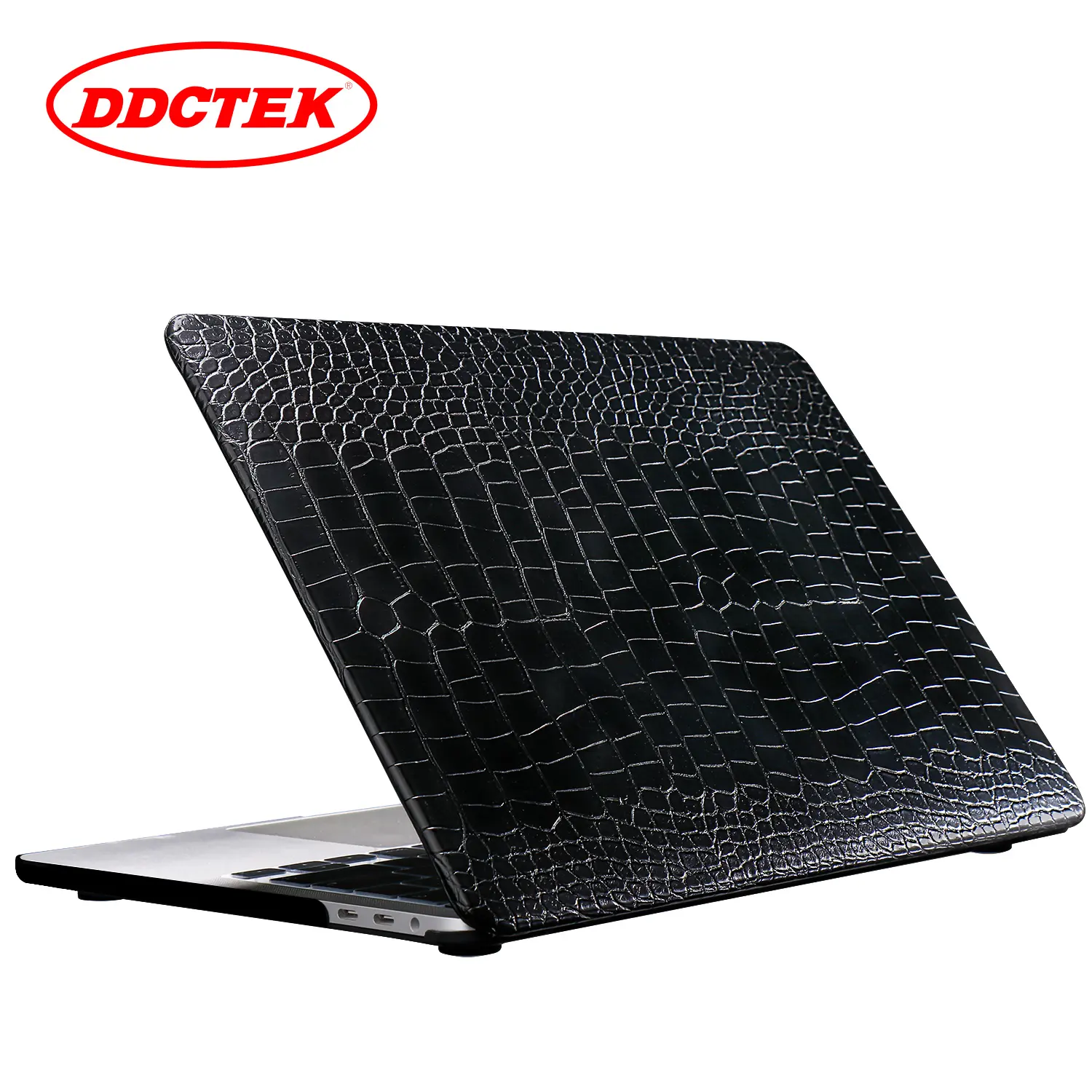 Fashion new product crocodile pattern laptop case for Macbook pro 13inch black laptop case