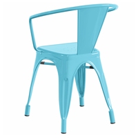 Chaises de salle à manger en fer forgé de style nordique moderne avec dossier, vente en gros pour la restauration, les restaurants, les cafétérias, la maison, le bureau et l'entrepôt