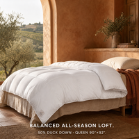 Couette en duvet de canard blanc 50% format Queen, toutes saisons, chaleur toute l'année, en coton anti-duvet, matelassée, vente en gros