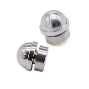 غطاء رأس قبة من الألومنيوم الفضي الفاتح للمكونات الصناعية بدقة مرآة - Product Image 6