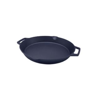 35cm Round Pre <strong>Seasoned</strong> Cast Iron <strong>Paella</strong> Serving <strong>Pan</strong> Skillet Frying <strong>Pan</strong> With Large Loop Handles - Product Image 3