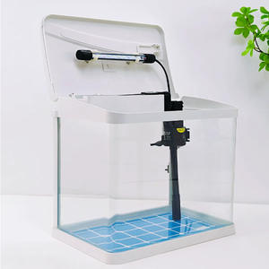 Groothandel Trendy Mini Kantoor Woonkamer Helder Glas Klein Vis <span class=keywords><strong>Aquarium</strong></span> - Product Image 3