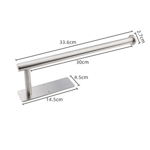 Support adhésif 3M pour papier essuie-tout sous l'armoire, en acier inoxydable, sans perçage, pour cuisine - Product Image 3