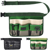7-Kantong Alat Berkebun Roll Tas Sabuk Tas Alat Kebun Tas Pinggang Tergantung Kantong dengan Beberapa Warna
